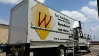Time laps box truck wrap