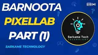 Barnoota graphic design in PixlLab Part (1). @SarkameTech