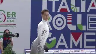 mattia qualizza FD italian roller games 2021. 2do puesto