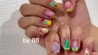 #美甲日常工作记录 #美甲分享 #小猪佩奇美甲
