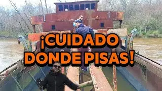 Explorando un barco abandonado