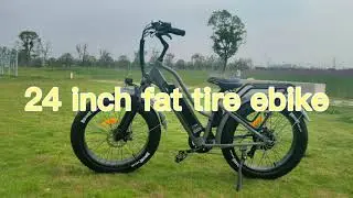 24 inch step through fat ebikes