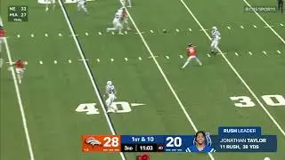 Tyler Warren making YAC plays