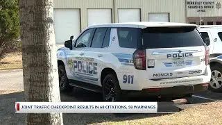 Moncks Corner PD and Berkeley County Sheriff's Office team up for joint traffic enforcement