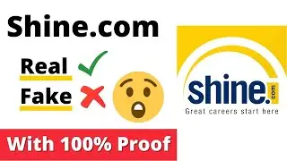 Shine.com is real or fake | Shine.com fraud with 100% proof | job world