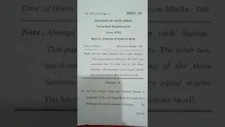 MEG 10 : ENGLISH STUDIES IN INDIA #ignou #litrature #ignoupreviousyearquestionpaper