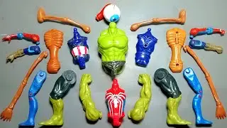 AVENGERS TOYS MARVEL'S SIRENHEAD, CAPTAIN AMERICA, HULK, SPIDERMAN, SUPERHERO TOYS ACTIONS VIDEO 