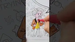 Mark Twain #satisfying #relaxing #coloring #shorts #tiktok