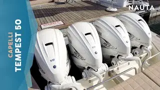 2023 - Capelli tempest 50 - maxi gommone con 4 XTO da 425cv