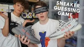 HYPEBEAST SNEAKER GUESSING GAME!!! *BLINDFOLDED*