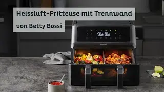 Heissluft-Fritteuse mit Trennwand, 11 Liter - Produkt von Betty Bossi