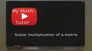 ALEKS | Scalar multiplication of a matrix