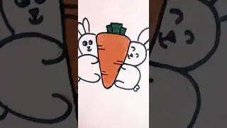 Rabbit Easy Drawing in 2मिनिटस #drawing #shortsfeed #drawingtutorial #youtube #howtodraw #sketch