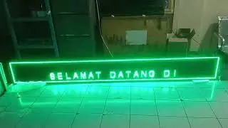 RUNNING TEXT HIJAU ( PRIMA LED MEDAN)