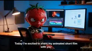 A Strawberry Animator | Funny Animated Short Film 🍓