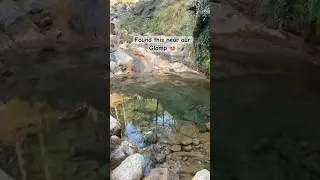 Found this little abshar, reached here after walking for few minutes and then trekking #shortvideo
