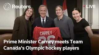 LIVE: Prime Minister Mark Carney meets Team Canada's Olympic hockey players