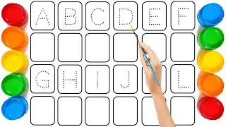 Abc Dotted Tracing, English Alphabet Writing, Preschool learning #abc #alphabets #kidschohantv 287