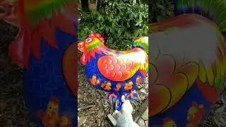 AMBIL BALON AYAM PAKAI KEKUATAN SUPER, ADA BALON AYAM LUCU, BALON KARAKTER, #shorts
