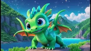 Five Little Dragons Chase the Moon + More Nursery Rhymes & Kids Songs