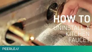 Как снять кухонный кран