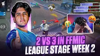 2 vs 3 IN FFMIC LEAGUE STAGE WEEK 2 🔥||QUALIFIED FOR CLASH SQUAD✅ || YUNO FF FT.VASISTA ESPORTS 
