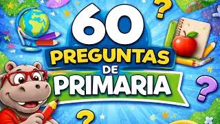 60 Preguntas B&aacute;sicas de Primaria | Trivia Educativa para Ni&ntilde;os 🧠📚