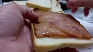 Sliced Bread with Ham 