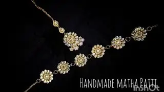 DIY trending handmade Matha patti 😱✨🌸#handmade #trending  #video  #youtube #diy #viral #viral_video