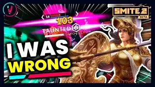 Athena Support Might Actually Be Busted In Ranked... | SMITE 2 Ranked OB 11