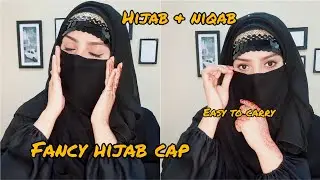 How To Do Hijab\niqab with fancy inner cap | Fancy Hijab Style For Wedding | Hijab Tutorial 2022