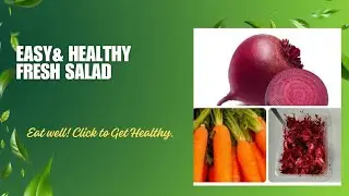 Beetroot, banana,carrot salad//Healthy salad/easy  beetroot salad