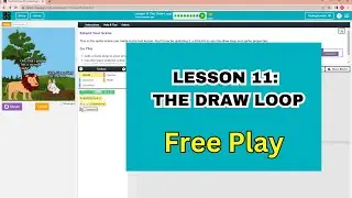 Code.org Lesson 11 The Draw Loop | Unit 3- Interactive Animations and Games
