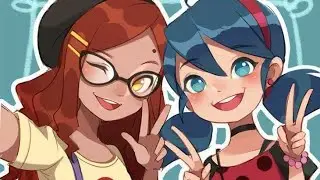 Alya e Marinette Miraculous na música valeu amigo 👧👩❤