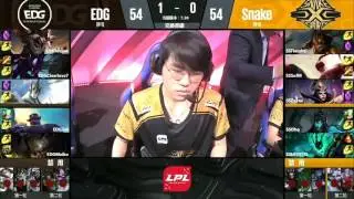 SS vs EDG Highlights Game 2 LPL SUMMER 2017 Snake vs Edward Gaming W1D4