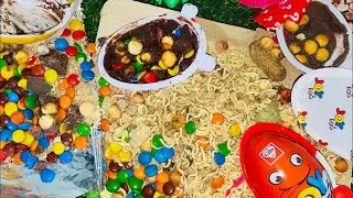 Asmr opening surprised unboxing and unwrapping | Kinder joy opening