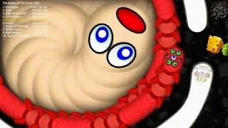 Worms zone | big danger hungry snake |magic game | best fun offline gamplay #treding #youtube#video 