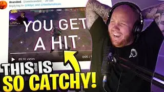 TIMTHETATMAN REACTS! MY VALORANT FAILS TURNED INTO A SONG!!