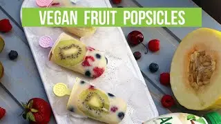 Vegan Popsicles | Under 3 ingredients / 5 minutes prep time!