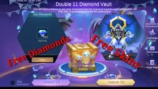 FREE 500 DIAMONDS 💎  |DOUBLE 11 DIAMOND VAULT EVENTS IN MLBB ADVANCE SERVER