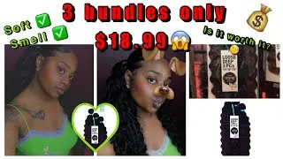 Organique Mastermix Loose Deep wave hair + 3 bundles only $18 | Is it worth it ? Baddie on a budget