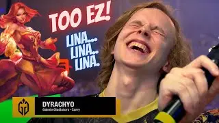 Dyrachyo Lina Is Scary 😱 | GG vs Liquid The Lima Major 2023