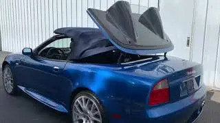 Maserati spyder 90th Anniversary, ouverture capote