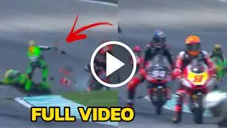 Moto3 Сепанг Краш 2025 | Хосе Антонтио Руэда и Ной Деттвайлер разбились: видео