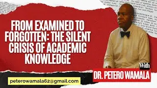 From Examined to Forgotten: The Silent Crisis of Academic Knowledge