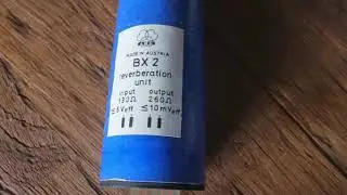Direct audio demo: Vintage AKG BX2 passive studio spring reverb