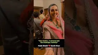 Falak Shabir Asking Wife Sarah Khan to come home after shoot #sarahkhan #falakshabir ##sher #bts
