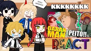 Chainsaw man react CHAINSAW MAN E O HOMEN DARAN😂❤️•TsukiUraya•