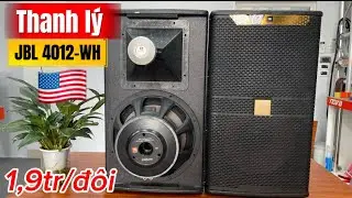 Thanh lý ! Loa JBL 4012 WH bãi quá ngon giá quá rẻ 1,9tr . Lh 098.849.4803