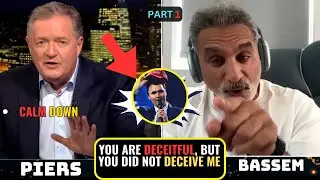 Bassem Yousef Fiercely Attacks Piers Morgan in Front Of Everyone Over Israel and Gaza!